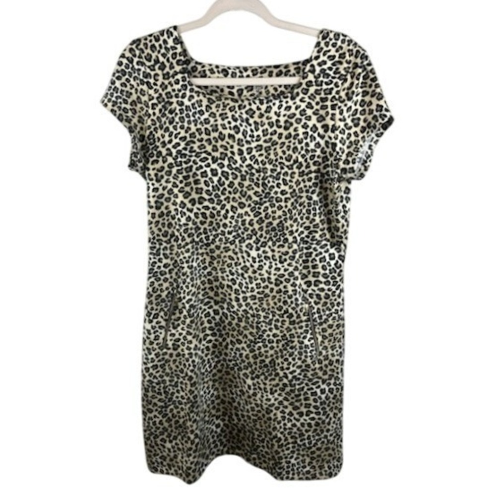 TAIL Women's Leopard Print Shift  Dress Animal Leopard Print Size‎ Medium